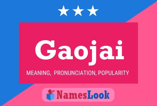 Gaojai 名字海报