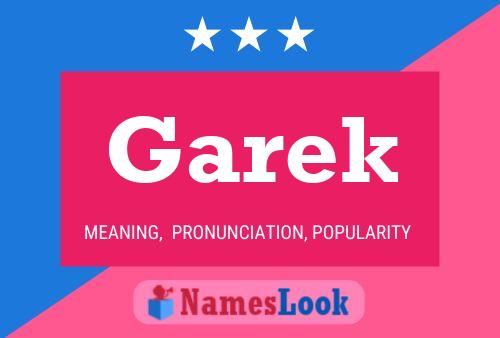 Garek 名字海报