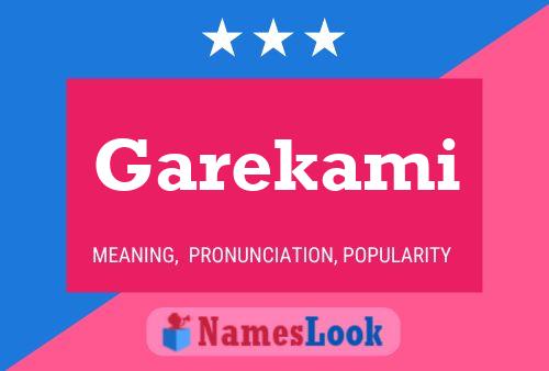 Garekami 名字海报