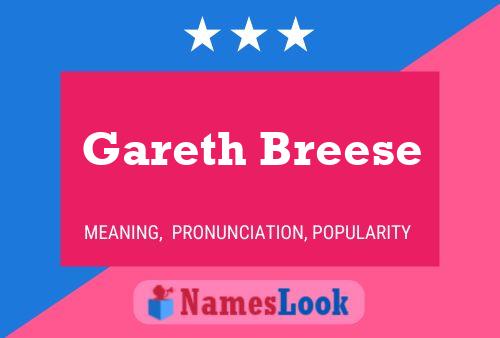 Gareth Breese 名字海报