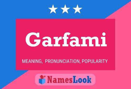 Garfami 名字海报