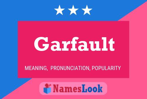 Garfault 名字海报