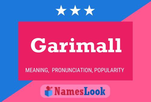 Garimall 名字海报