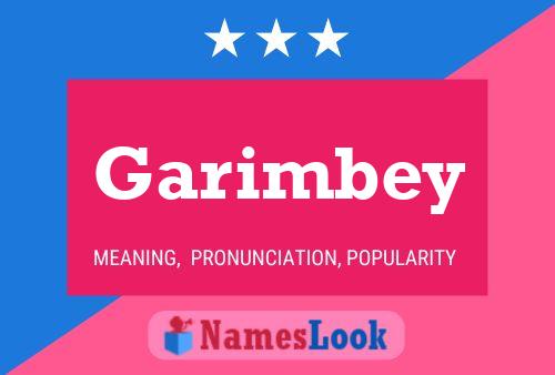 Garimbey 名字海报