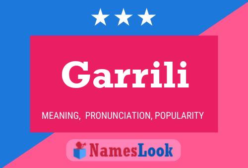 Garrili 名字海报