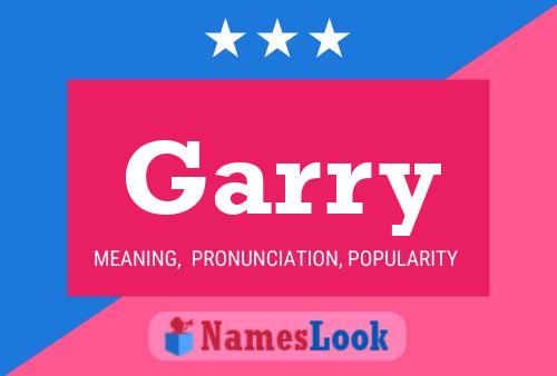 Garry 名字海报