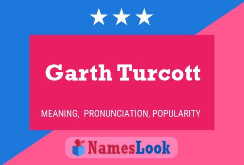 Garth Turcott 名字海报