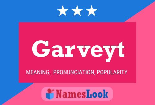 Garveyt 名字海报