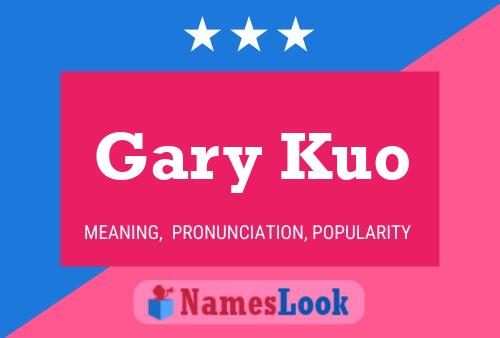 Gary Kuo 名字海报