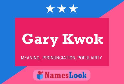 Gary Kwok 名字海报