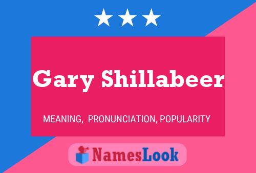 Gary Shillabeer 名字海报