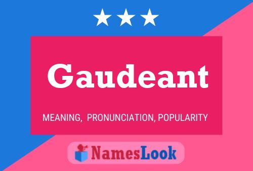 Gaudeant 名字海报