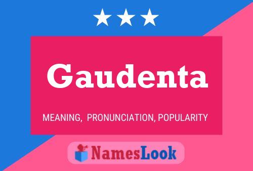 Gaudenta 名字海报