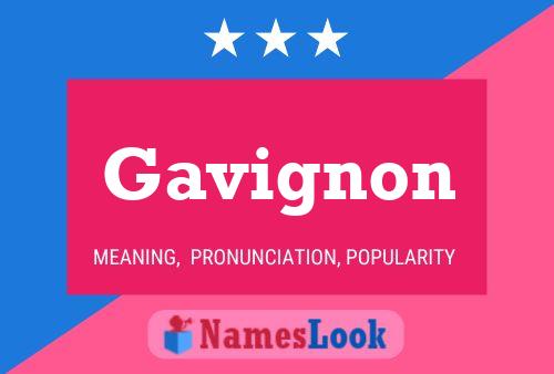 Gavignon 名字海报