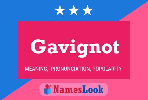 Gavignot 名字海报