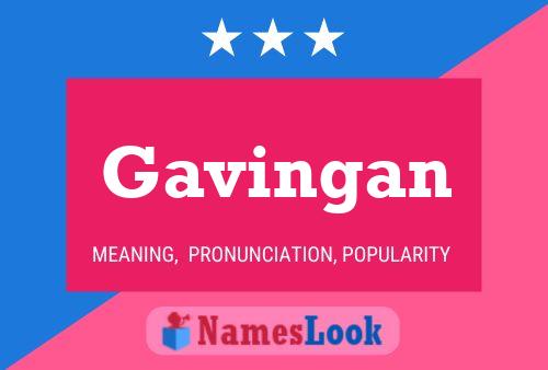 Gavingan 名字海报