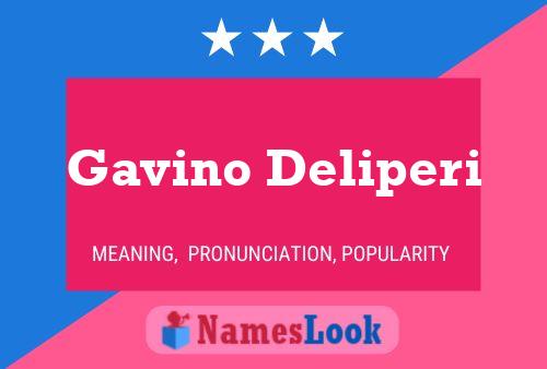 Gavino Deliperi 名字海报