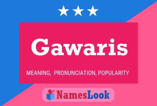 Gawaris 名字海报