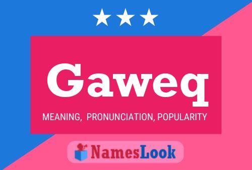 Gaweq 名字海报