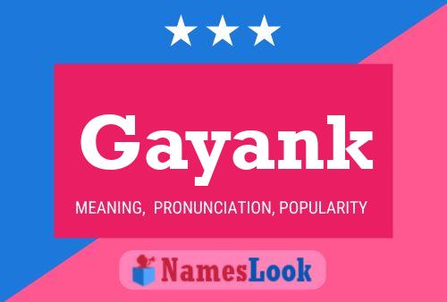 Gayank 名字海报