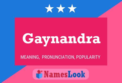 Gaynandra 名字海报