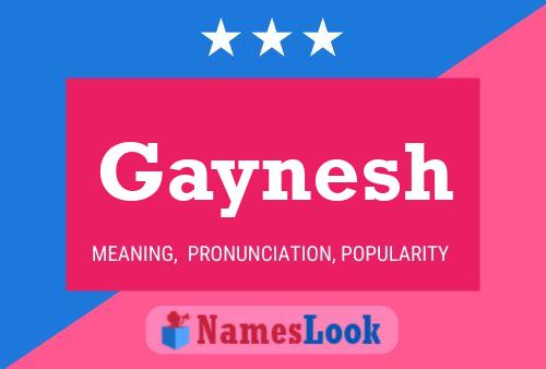 Gaynesh 名字海报