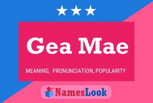 Gea Mae 名字海报