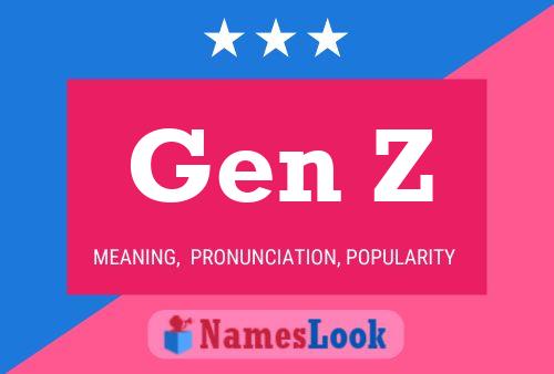 Gen Z 名字海报