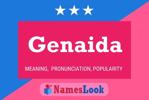 Genaida 名字海报