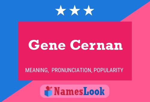 Gene Cernan 名字海报