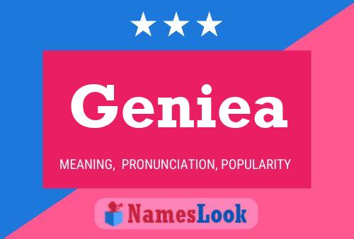 Geniea 名字海报