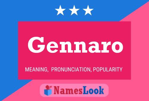 Gennaro 名字海报