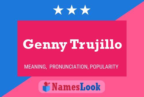 Genny Trujillo 名字海报