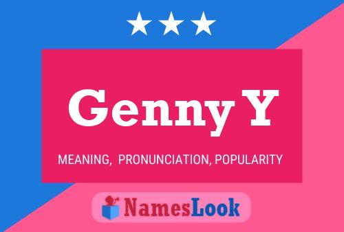 Genny Y 名字海报