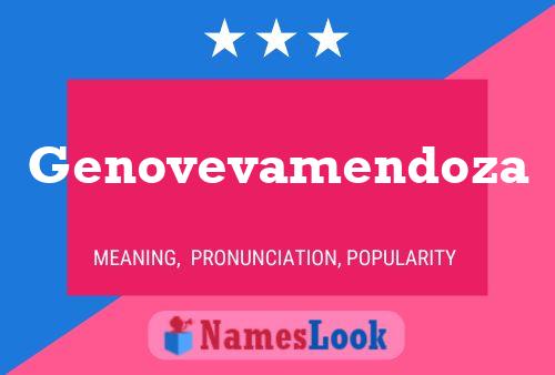 Genovevamendoza 名字海报