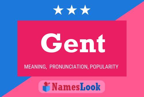 Gent 名字海报