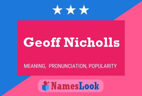 Geoff Nicholls 名字海报