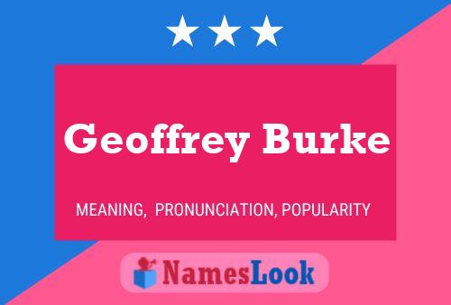 Geoffrey Burke 名字海报