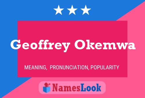 Geoffrey Okemwa 名字海报