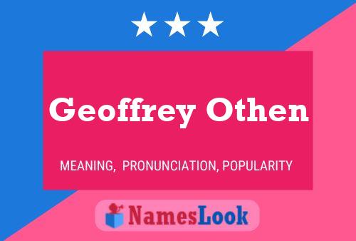 Geoffrey Othen 名字海报