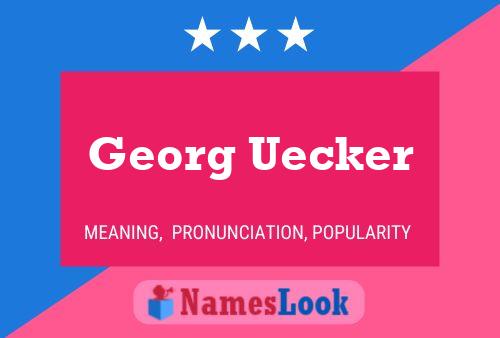 Georg Uecker 名字海报