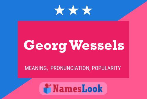 Georg Wessels 名字海报