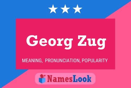 Georg Zug 名字海报