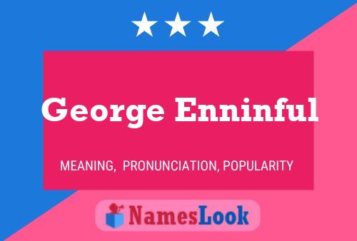 George Enninful 名字海报