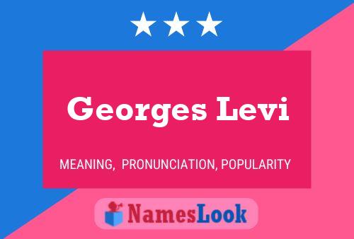 Georges Levi 名字海报