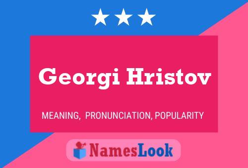 Georgi Hristov 名字海报