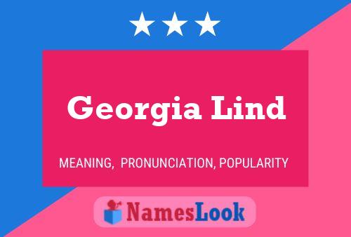 Georgia Lind 名字海报