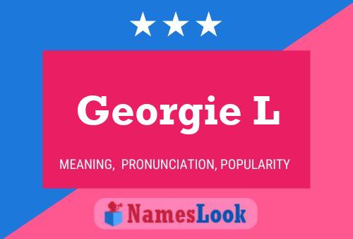 Georgie L 名字海报