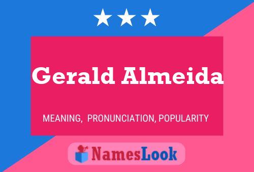 Gerald Almeida 名字海报