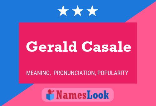 Gerald Casale 名字海报